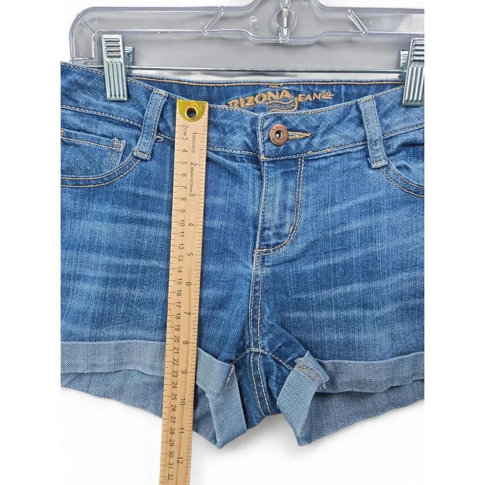 Arizona Jean‎ Co. Denim Shorts Cuffed Hem Casual Blue Jean Shorts Size 9